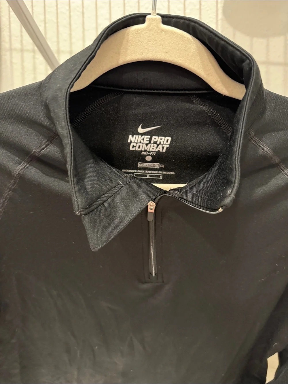 Nike Pro combat dri-fit Quarter-Zip Performance